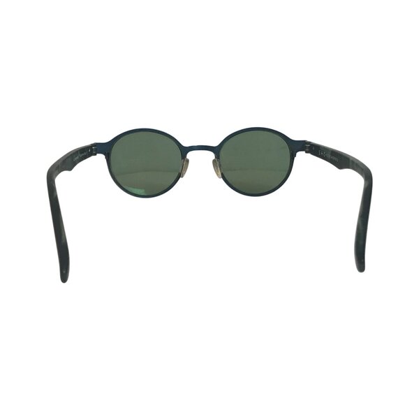 Sho + Eyeworks S2 Cambridge Round Black / Green Lens Sunglasses Unisex - Picture 6 of 6